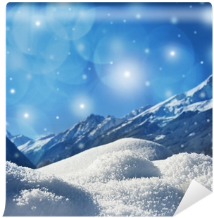 Winter Background With Snow Texture And Mountains Background - Blinkrock Winter Wonderland Led Cheer Stick Transparent PNG - 400x400 - Free Download on - Transparent PNG Free Download