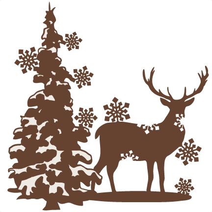 Flying Reindeer Silhouette Clip Art - Winter Scene Silhouette Transparent PNG - 432x432 - Free Download on - Transparent PNG Free Download