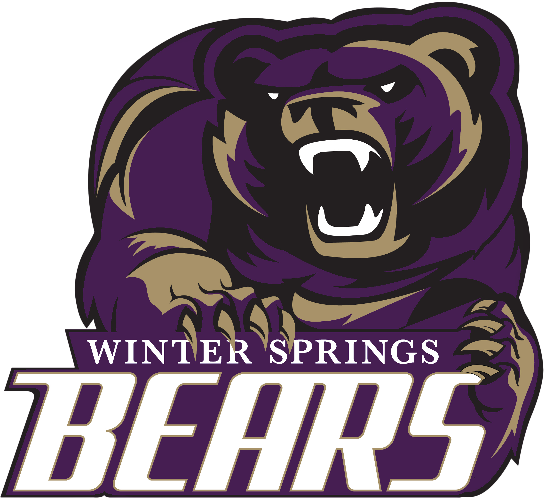 Sun Bear Clipart Winter Animal - Winter Springs High School Logo Transparent PNG - 2270x2125 - Free Download on - Transparent PNG Free Download