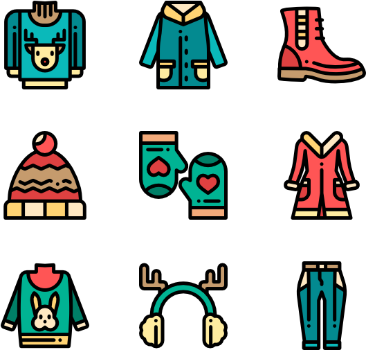 Picture Free Download Icons Free Clothes - Winter Clothes Png Cartoon Transparent PNG - 600x564 - Free Download on - Transparent PNG Free Download