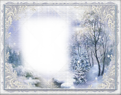 Cadre Hiver/frame Winter Picmix - Winter Photo Frame Png Transparent PNG - 400x314 - Free Download on - Transparent PNG Free Download