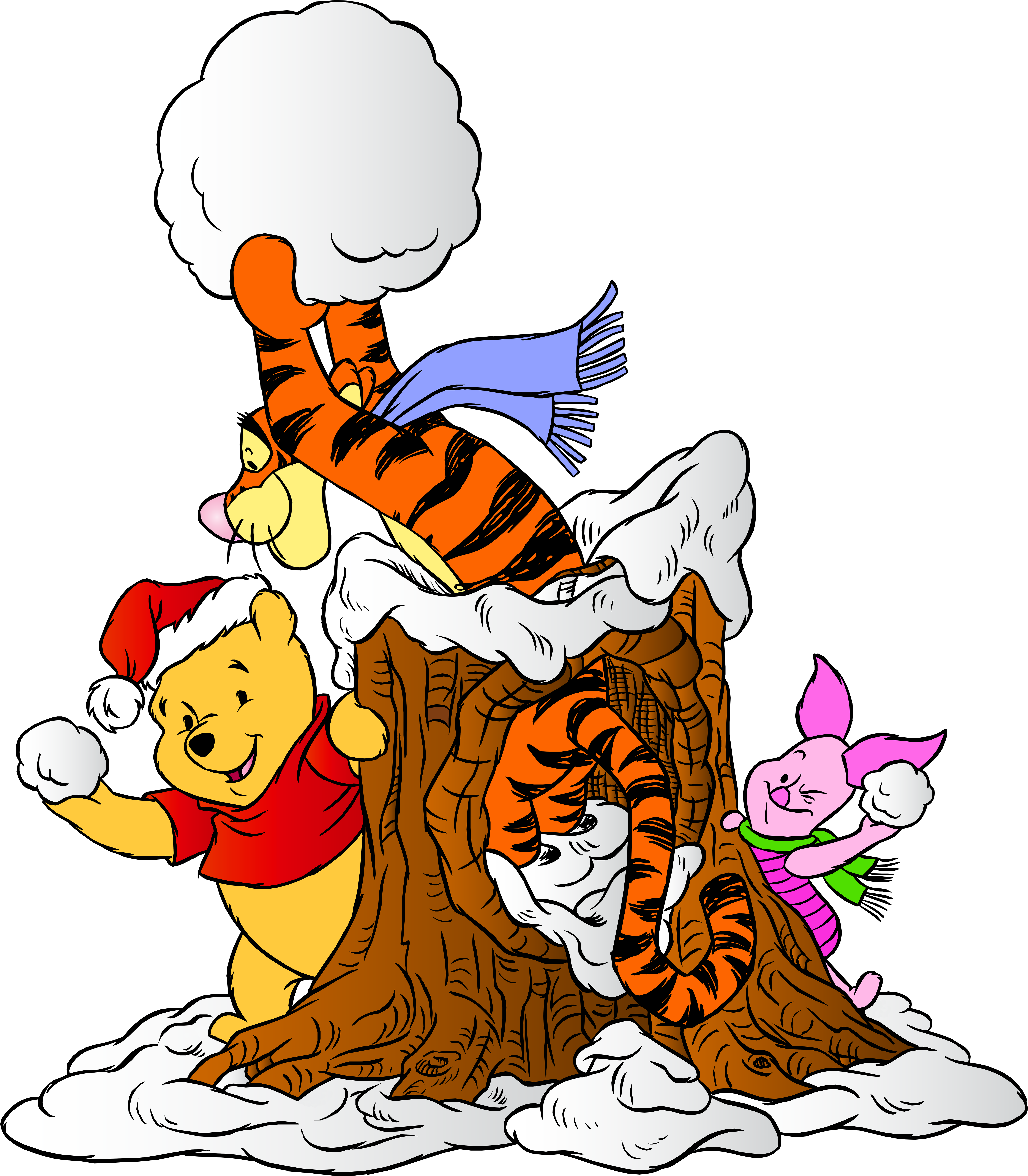 Thanksgiving Clipart Winnie The Pooh - Winnie The Pooh Winter Transparent PNG - 525x600 - Free Download on - Transparent PNG Free Download