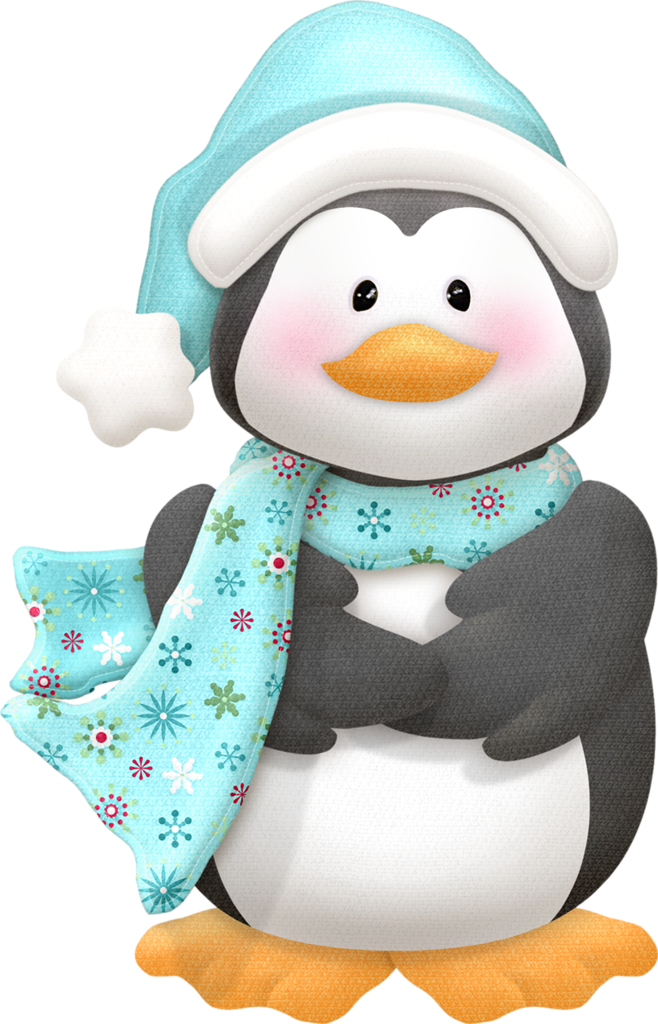 Blue Scarf Penguin - Winter Penguin Clipart Transparent PNG - 658x1024 - Free Download on - Transparent PNG Free Download