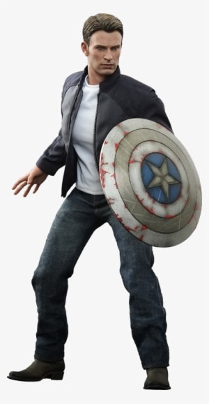 Hot Toys Captain America And Steve Rogers Sixth Scale - Captain America - The Winter Soldier - Captain America Transparent PNG - 480x927 - Free Download on - Transparent PNG Free Download