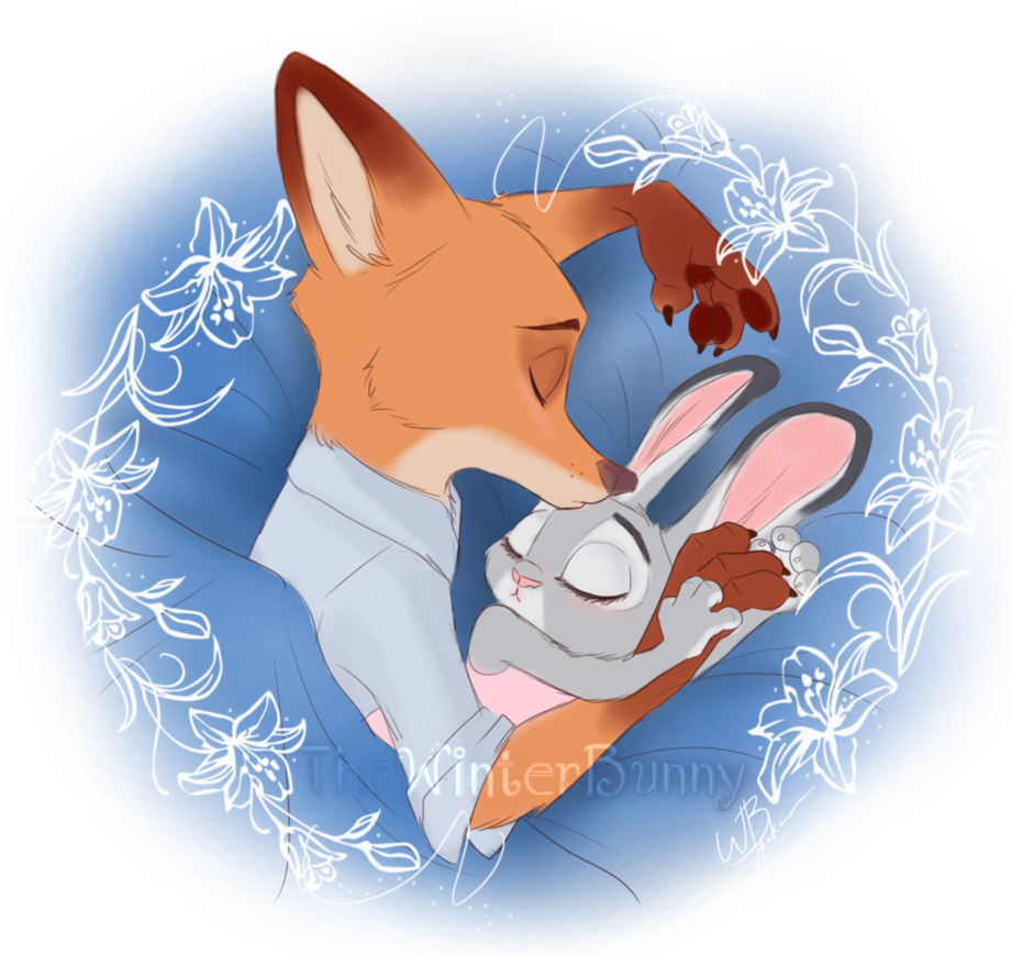Zootopia Zootropolis Nick Wilde Judy Hopps Nick X Judy - Judy And Nick The Winter Bunny Transparent PNG - 920x869 - Free Download on - Transparent PNG Free Download