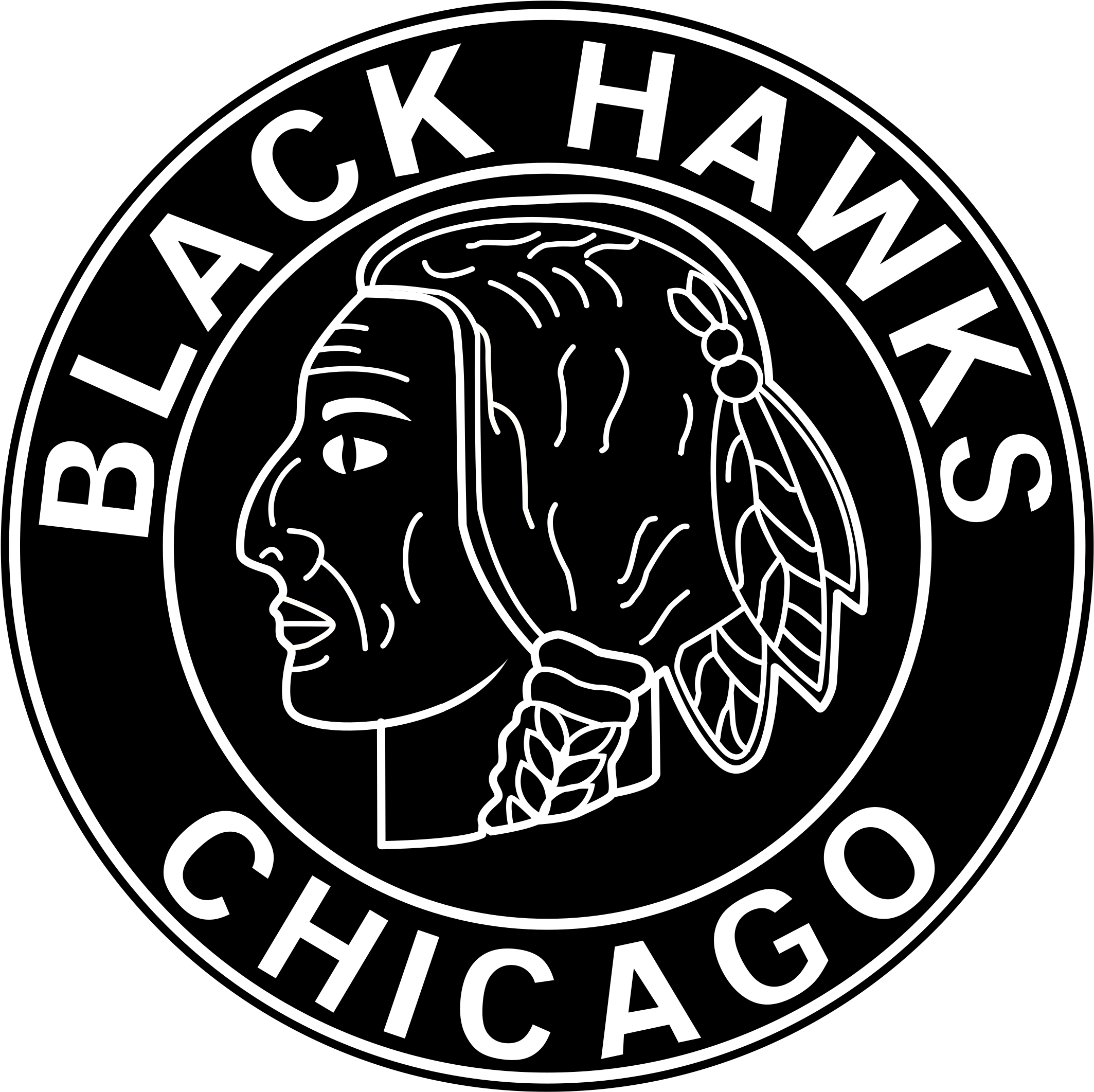 Chicago Blackhawks Logo Png Transparent - Blackhawks 2019 Winter Classic Logo Transparent PNG - 2400x2400 - Free Download on - Transparent PNG Free Download