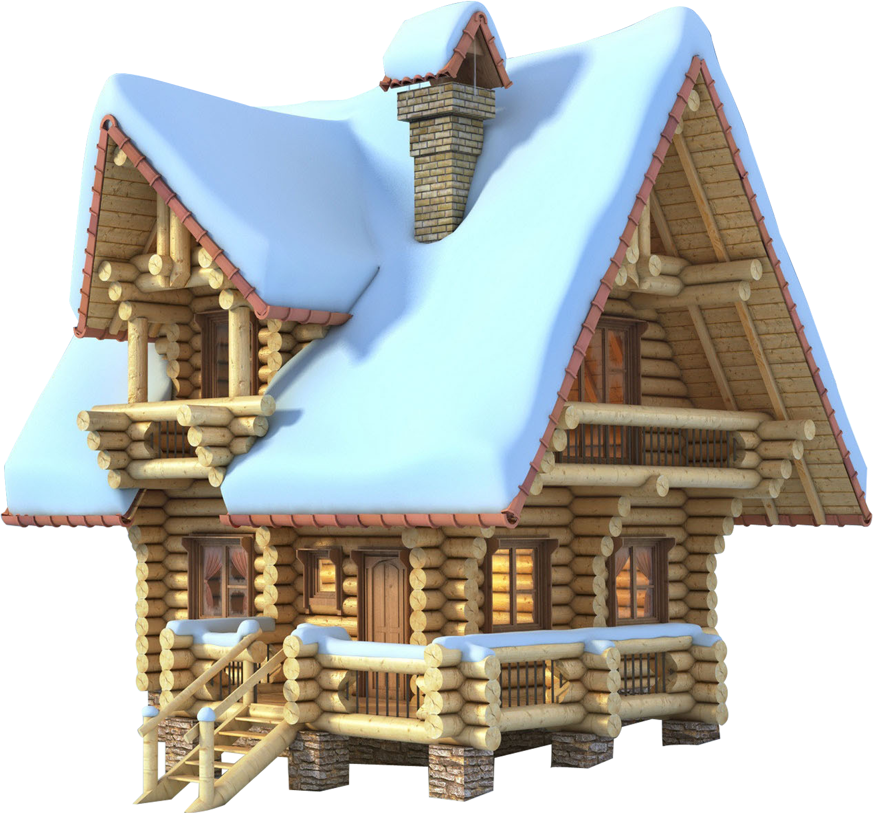 Svg Black And White Library Chimney Drawing Log Cabin - Cartoon Winter Background House Transparent PNG - 2000x1714 - Free Download on - Transparent PNG Free Download