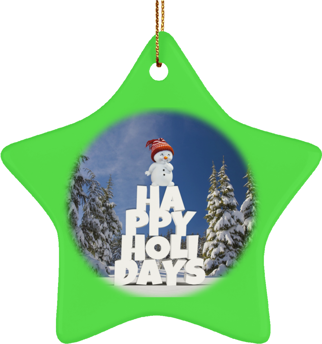 Crafted Ceramic Christmas Tree Ornament Snow Baby Happy - Winter Season Forests Transparent PNG - 1155x1155 - Free Download on - Transparent PNG Free Download