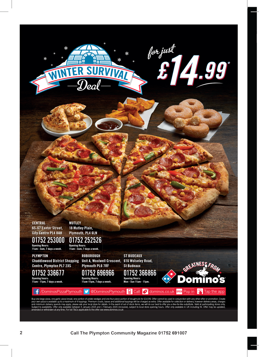 0 Replies 2 Retweets 1 Like - Dominos Winter Survival Deal Transparent PNG - 869x1200 - Free Download on - Transparent PNG Free Download