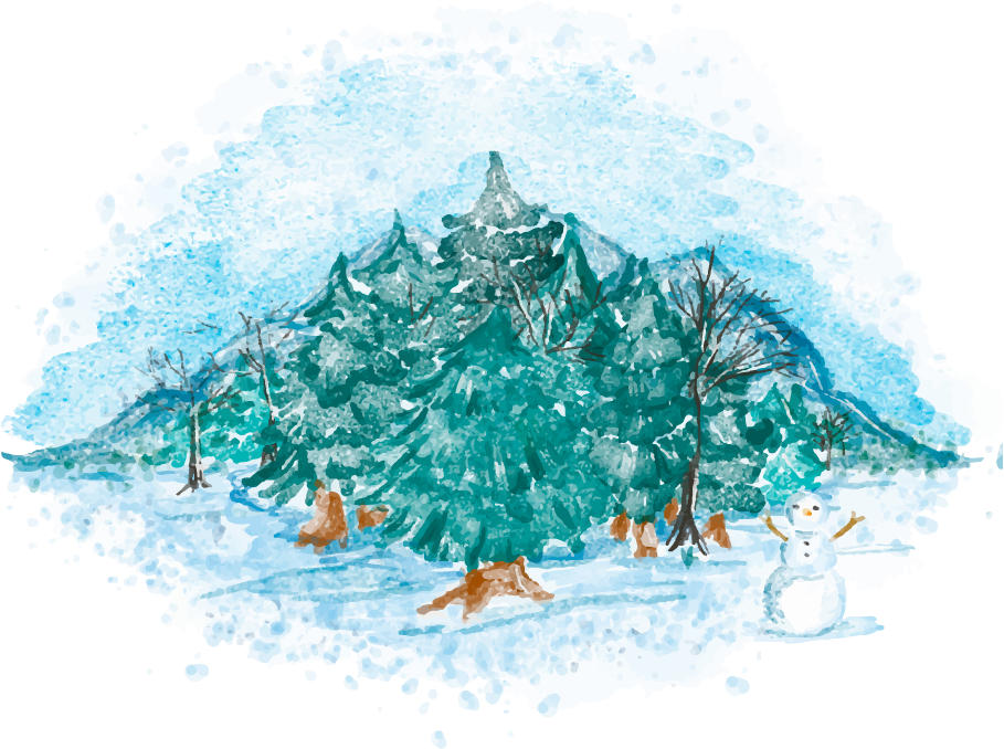 Graphic Library Moonlight Drawing Watercolor - หิมะ สี น้ำ Transparent PNG - 909x678 - Free Download on - Transparent PNG Free Download