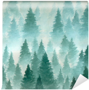 Hand Drawn Watercolor Illustration - Watercolor Forest Background Png Transparent PNG - 400x400 - Free Download on - Transparent PNG Free Download