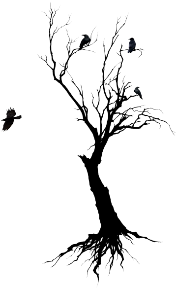 Winter Tree - Black Tree Tattoo Design Transparent PNG - 438x607 - Free Download on - Transparent PNG Free Download