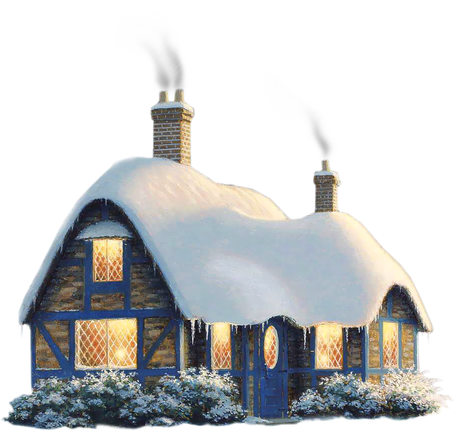 Transparent Snowy Winter House Png - Cottage In Snow Drawing Transparent PNG - 996x881 - Free Download on - Transparent PNG Free Download