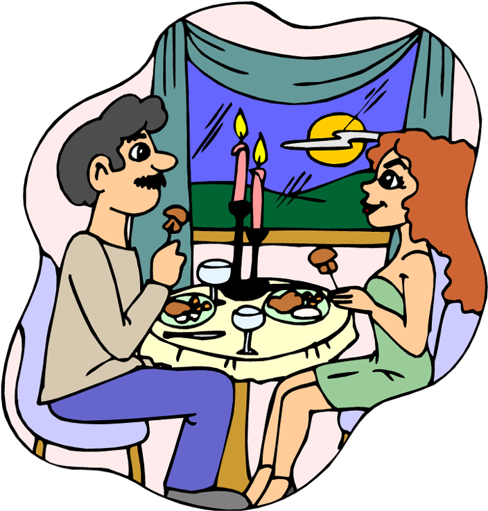 Eating Dinner Clipart - Dinner For Two Coupon - Free Transparent PNG Clipart Images Download. - Transparent PNG Free Download
