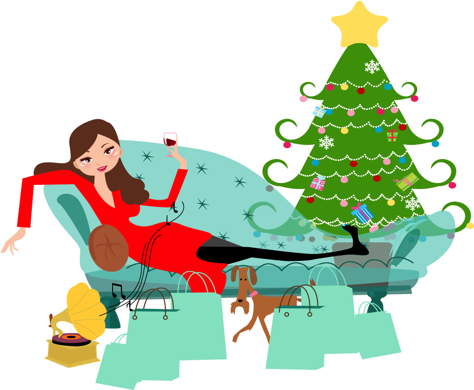 Do You Procrastinate When It Comes To Holiday Shopping - Family Having Christmas Dinner Snowflake Ornament - Free Transparent PNG Clipart Images Download. - Transparent PNG Free Download