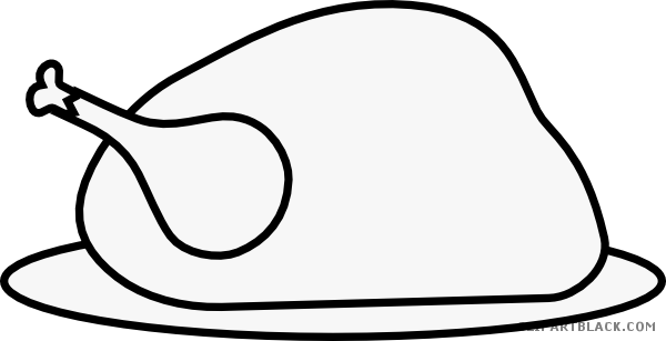 Turkey Outline Animal Free Black White Clipart Images - Turkey Dinner Black And White - Free Transparent PNG Clipart Images Download. - Transparent PNG Free Download
