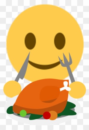 Thanksgiving Day Emoji Sticker - Emoji Png Dinner - Free Transparent PNG Clipart Images Download. - Transparent PNG Free Download