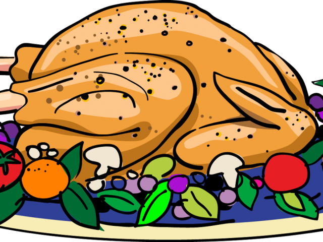 Thanksgiving Clipart Banquet - Turkey Dinner Clipart - Free Transparent PNG Clipart Images Download. - Transparent PNG Free Download