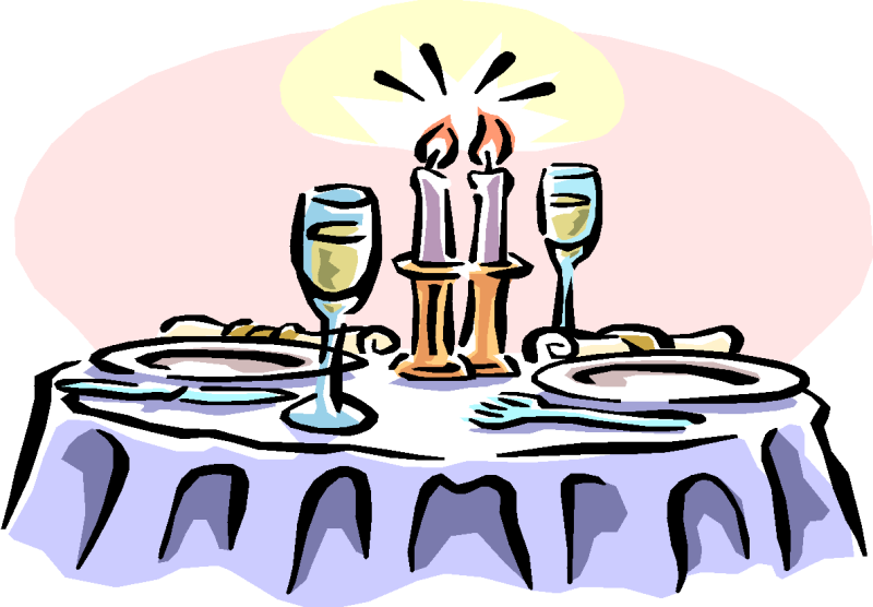 Fine Dining Cliparts Free Download Clip Art Ⓒ - Candle Light Dinner Clipart - Free Transparent PNG Clipart Images Download. - Transparent PNG Free Download