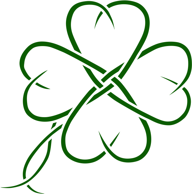 Dinner $50 - Celtic Four Leaf Clover - Free Transparent PNG Clipart Images Download. - Transparent PNG Free Download