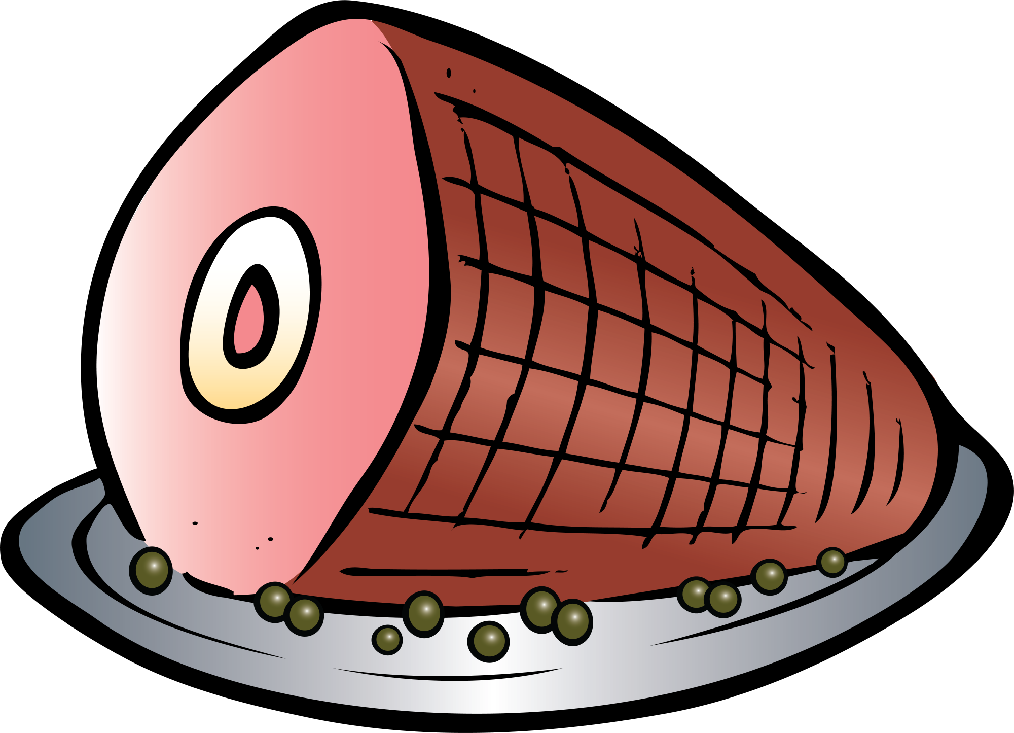 Ham Dinner Clipart - Clip Art Ham - Free Transparent PNG Clipart Images Download. - Transparent PNG Free Download