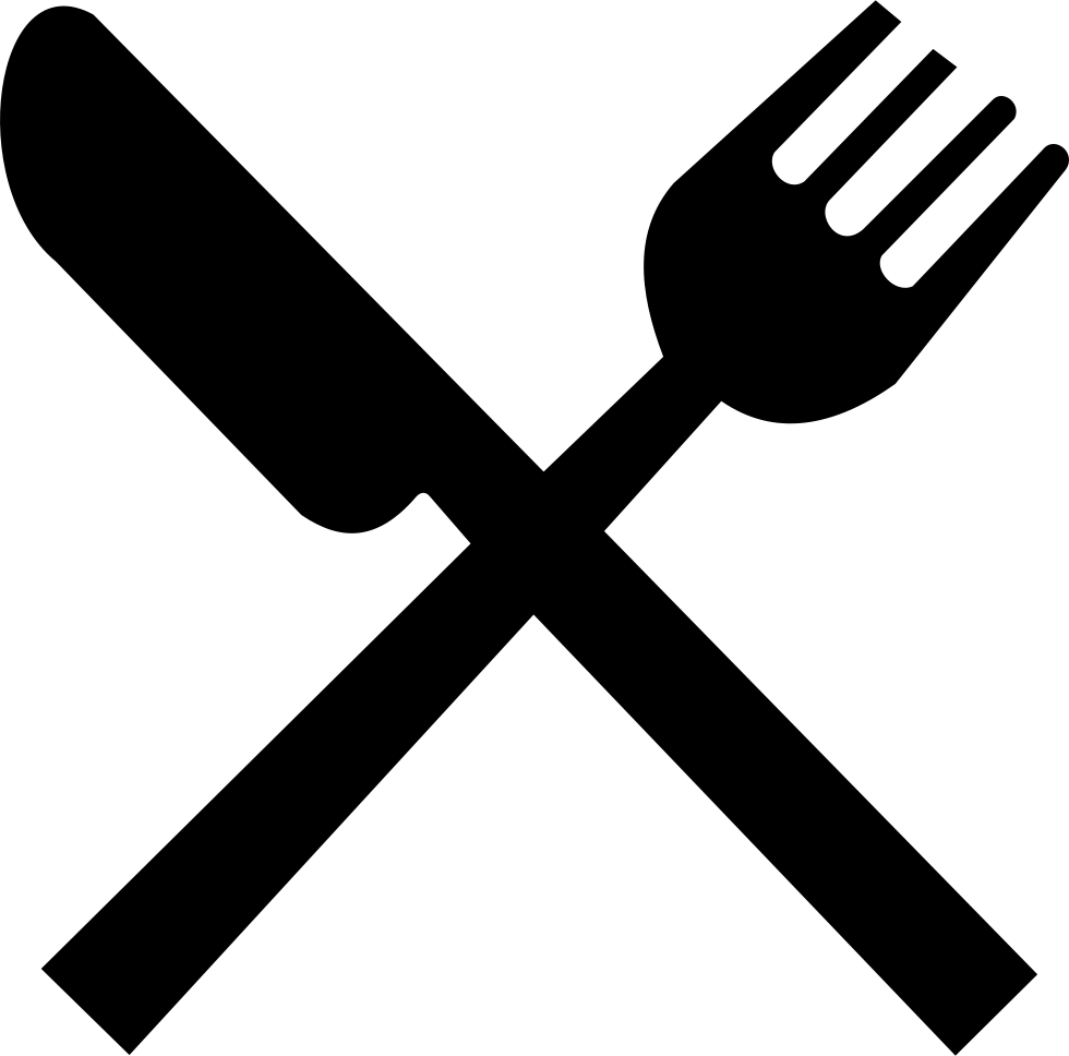 Dinner Party Comments - Black And White Fork And Knife Clipart - Free Transparent PNG Clipart Images Download. - Transparent PNG Free Download