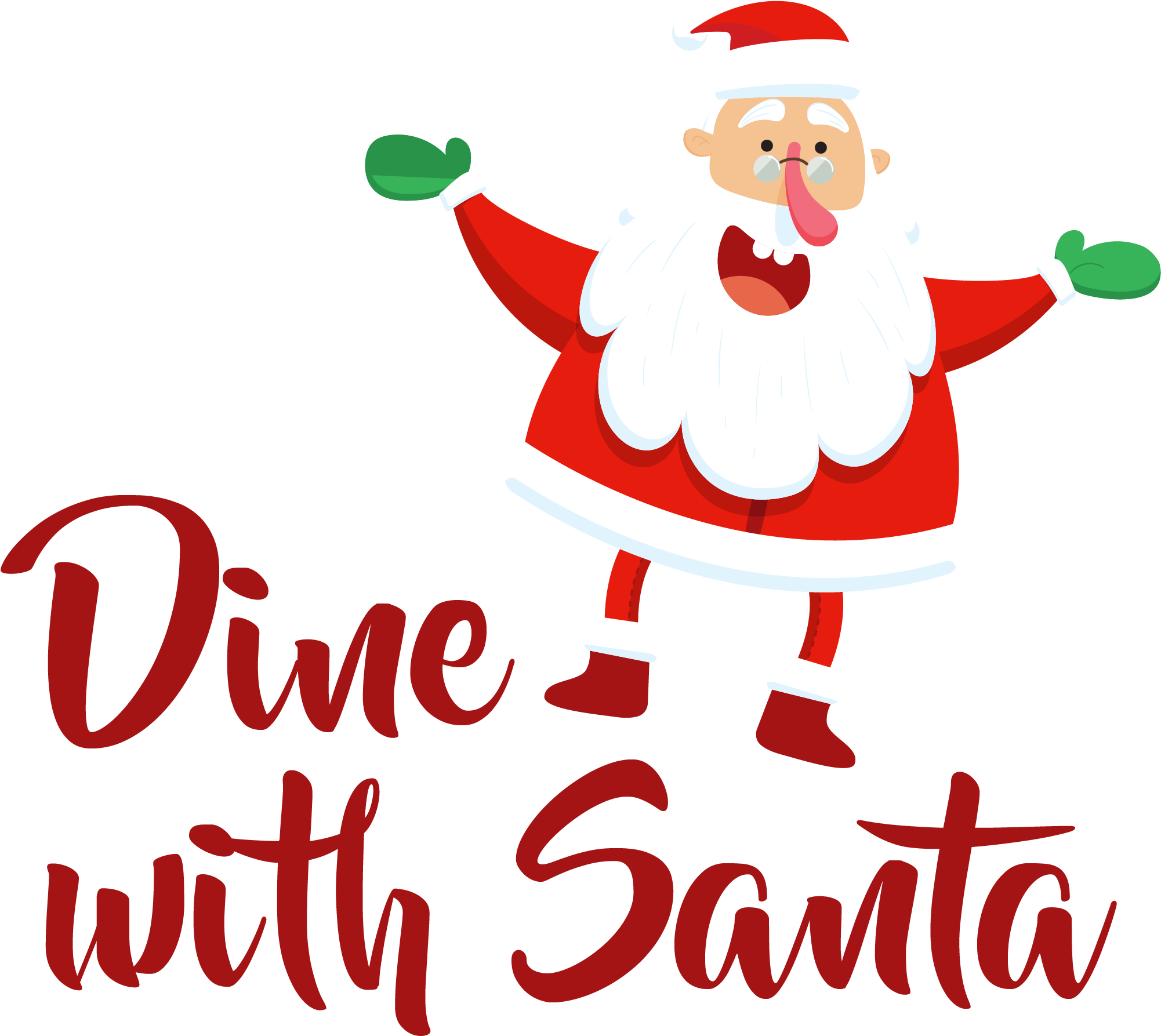 Dine With Santa Is Not To Be Missed, Featuring Theatrical - Say No To Placenta Pics: And Other Uproarious Unsolicited - Free Transparent PNG Clipart Images Download. - Transparent PNG Free Download