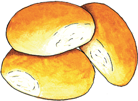Find Them In Hamburger/sandwich Or Hot Dog Buns, 8 - Potato Bread - Free Transparent PNG Clipart Images Download. - Transparent PNG Free Download