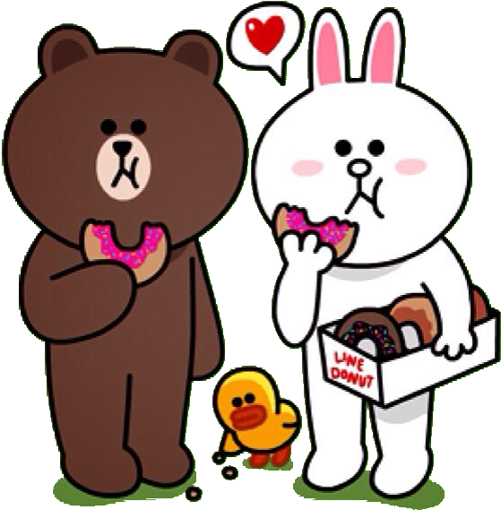 So Qiao Feng Does Know About Her “crazy Neighbor” Remark - Cute Brown And Cony - Free Transparent PNG Clipart Images Download. - Transparent PNG Free Download