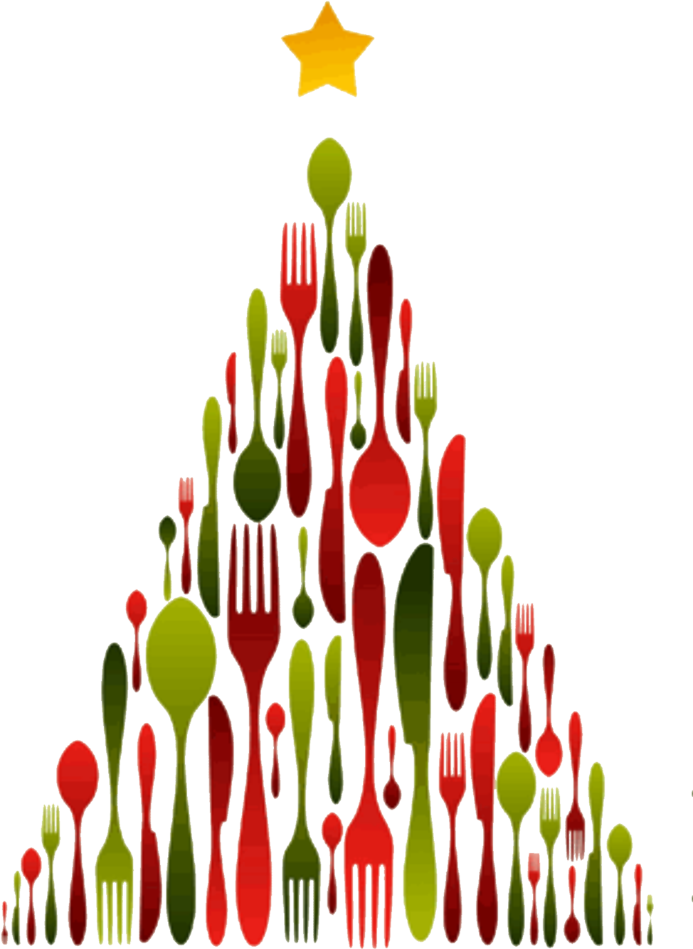 Dinner Tree - Christmas Tree - Free Transparent PNG Clipart Images Download. - Transparent PNG Free Download