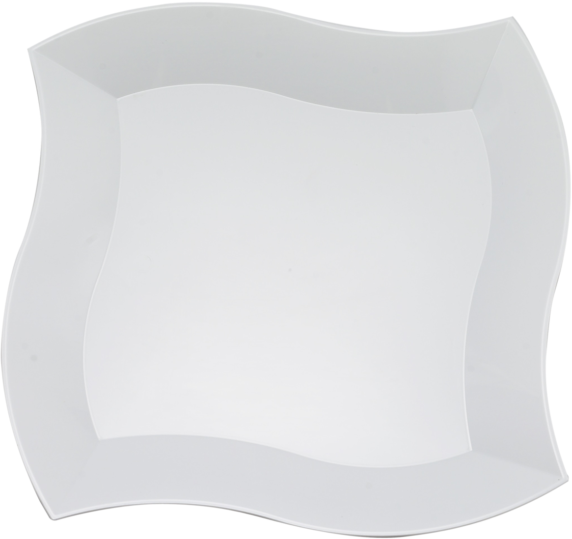 Disposable White Plastic Wave 10" Dinner Plates - Lampshade - Free Transparent PNG Clipart Images Download. - Transparent PNG Free Download