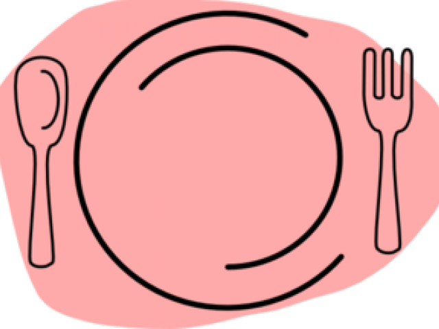 Dinner Plate Clipart Pink Spoon - Spoon And Fork - Free Transparent PNG Clipart Images Download. - Transparent PNG Free Download