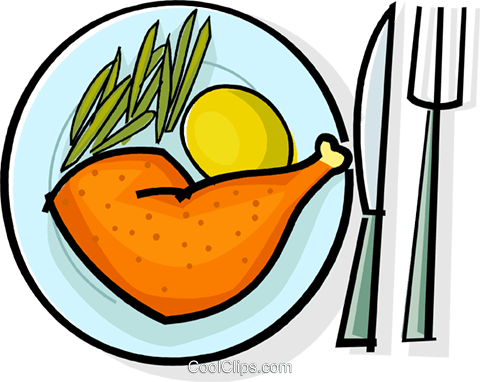 Chicken Dinner Royalty Free Vector Clip Art Illustration - Chicken Dinner Clipart Transparent PNG - 480x382 - Free Download on - Transparent PNG Free Download