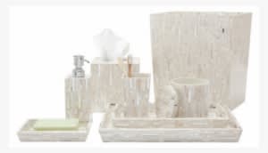 Cortona Silver And Shell Bathroom Collection - Blue Marble Dinner Plate Set By Elise Flashman Transparent PNG - 515x500 - Free Download on - Transparent PNG Free Download