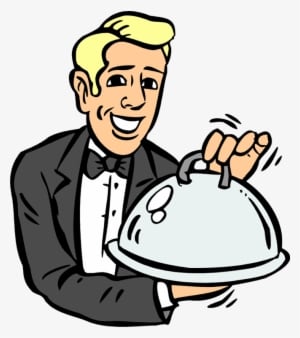 Hotel Waiter Clipart - Fancy Dinner Clipart Transparent PNG - 664x750 - Free Download on - Transparent PNG Free Download