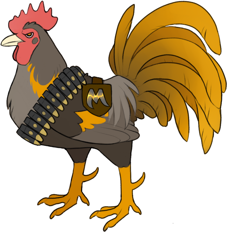Designed A Chicken Character/logo For My Dad's Playerunknown's - Logo Chicken Dinner Pubg Transparent PNG - 1000x1000 - Free Download on - Transparent PNG Free Download