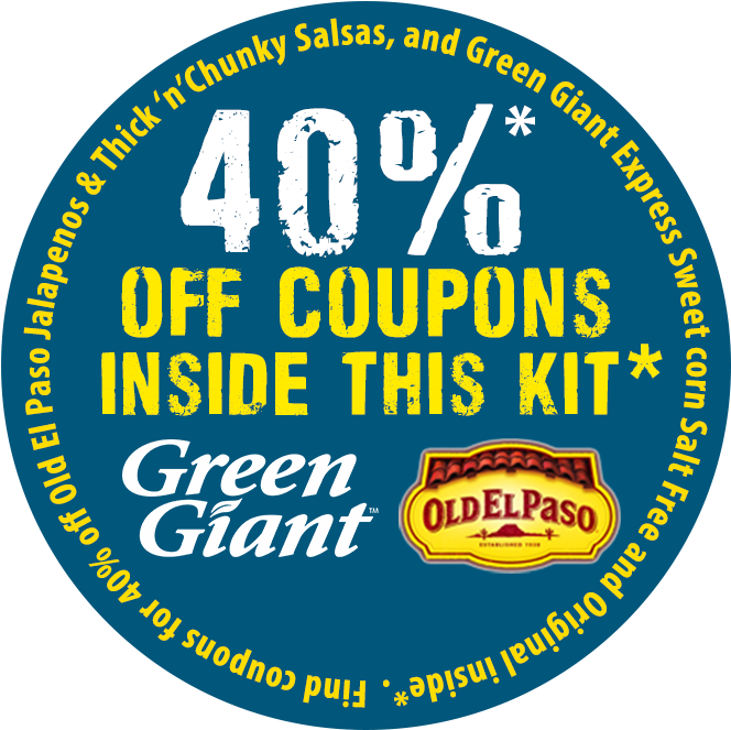 My Sticker Design For On Pack - Old El Paso Dinner Kit, Soft Taco - 1 Kit, 12.5 Oz Transparent PNG - 995x940 - Free Download on - Transparent PNG Free Download