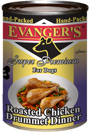 Evanger's Super Premium Roasted Chicken Drummet Hand - Evangers Roasted Chicken Drummette Dinner Canned Dog Transparent PNG - 360x450 - Free Download on - Transparent PNG Free Download