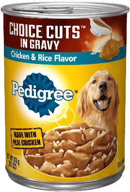 Pedigree® Wet Dog Food Choice Cuts® In Gravy With Chicken - Pedigree Chopped Ground Dinner Chicken Transparent PNG - 300x400 - Free Download on - Transparent PNG Free Download