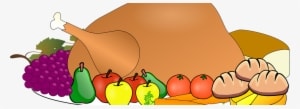 Open Thanksgiving Day - Thanksgiving Dinner Cartoon Clipart Transparent PNG - 960x350 - Free Download on - Dinner Transparent PNG Free Download