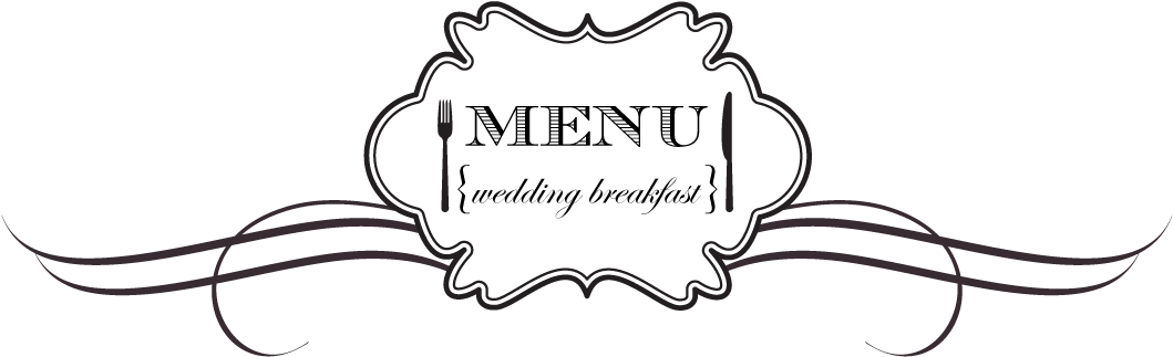 Michael & I Have Carefully Chosen Our Menu Together, - Wedding Dinner Menu Png Transparent PNG - 1086x356 - Free Download on - Transparent PNG Free Download