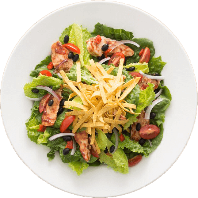 Fajita-spiced Bbq Chicken, Black Beans, Roasted Chilies, - Healthy Dinner Salads Transparent PNG - 646x646 - Free Download on - Transparent PNG Free Download