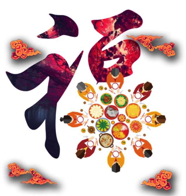 No Deduction For Chinese New Year's Eve, Traditional - Chinese New Year Reunion Dinner Vector Transparent PNG - 700x700 - Free Download on - Transparent PNG Free Download