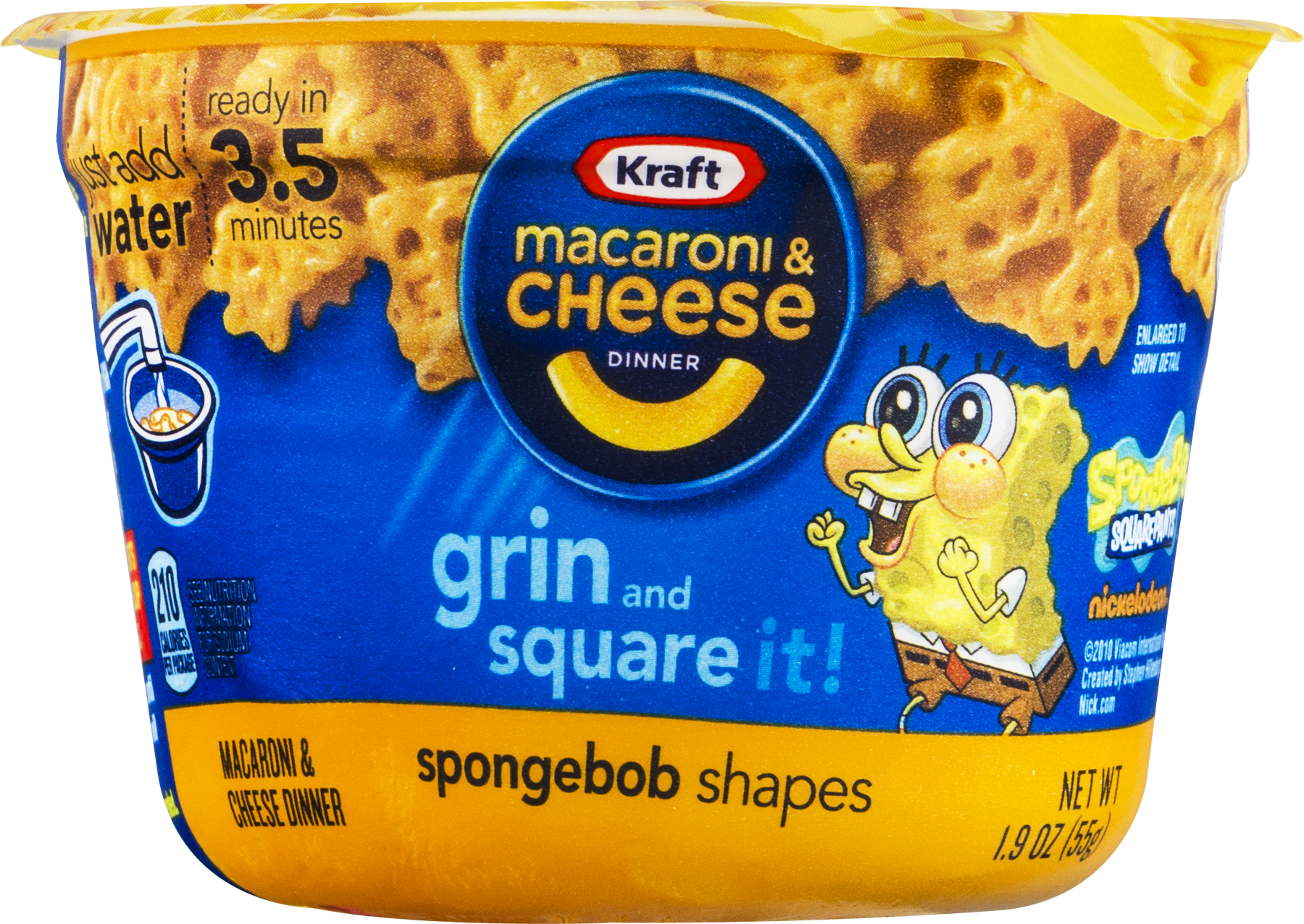 Kraft Dinners Spongebob Squarepants Macaroni & Cheese - Kraft Macaroni & Cheese Dinner, Alphabet Shapes Transparent PNG - 1800x1276 - Free Download on - Transparent PNG Free Download