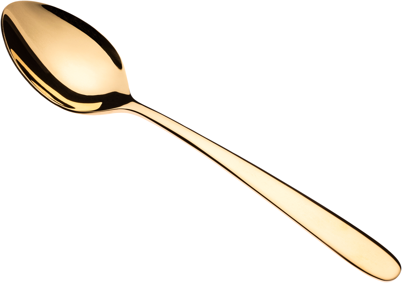 Milano Dinner Spoon Gold-plated - Gold Spoon Png Transparent PNG - 450x317 - Free Download on - Transparent PNG Free Download