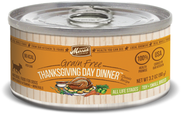 Grain Free Thanksgiving Day Dinner™ Classic Recipe - Merrick Grain Free Small Breed Thanksgiving Day Dinner Transparent PNG - 650x445 - Free Download on - Transparent PNG Free Download