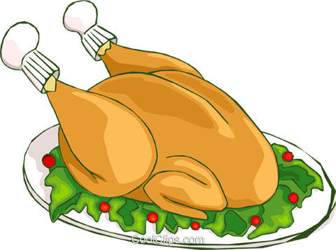 Christmas Turkey Dinner Royalty Free Vector Clip Art - Weihnachtsgans Clipart Transparent PNG - 480x357 - Free Download on - Transparent PNG Free Download