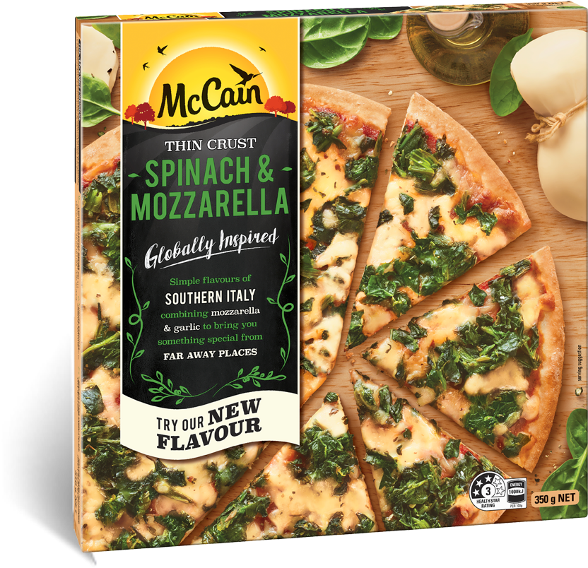 Ultra Thin Spinach And Mozzarella 350g Transparent PNG - 1025x960 - Free Download on - Transparent PNG Free Download