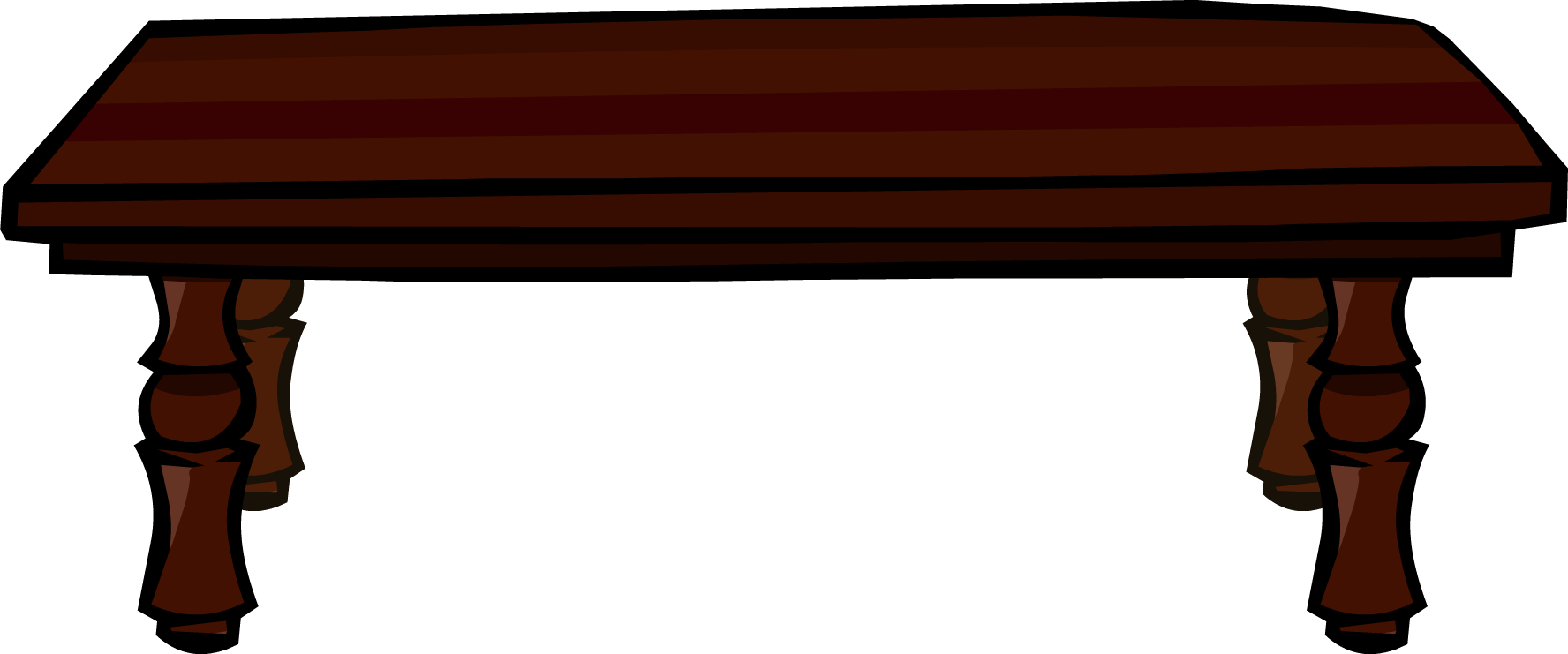 Rosewood Dinner Table - Club Penguin Long Table Transparent PNG - 1776x741 - Free Download on - Transparent PNG Free Download