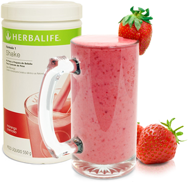 Replace Any Meal, Breakfast, Lunch Or Dinner - Batido De Fresa Herbalife Transparent PNG - 400x390 - Free Download on - Transparent PNG Free Download